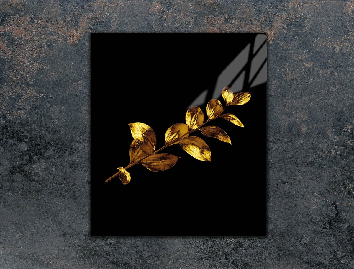 TMK ArtDeko - Snijplank - Glas - Goud - 45x52 cm