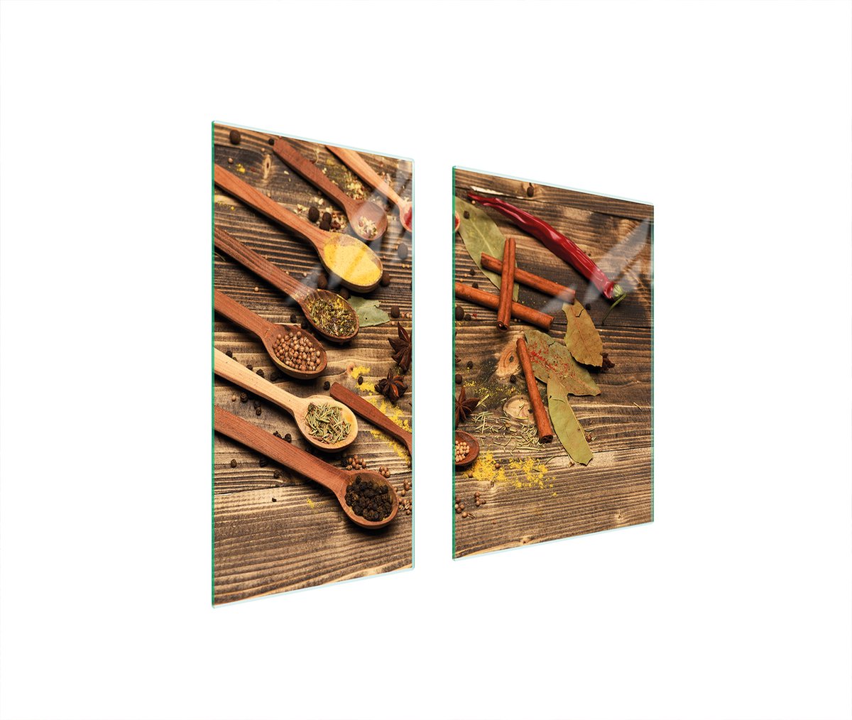 TMK ArtDeko - Snijplank - Przyprawy - 75x52 cm - Hittebestendig Glas