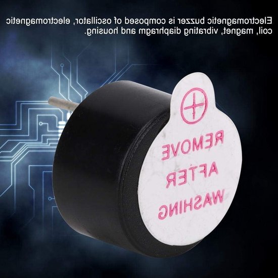 10 Stuks DC3V Actieve Buzzer Alarm Geluidssignaal voor Elektromagnetische Spoel 9x6MM 9x5.5MM van Merkloos — afbeelding 4