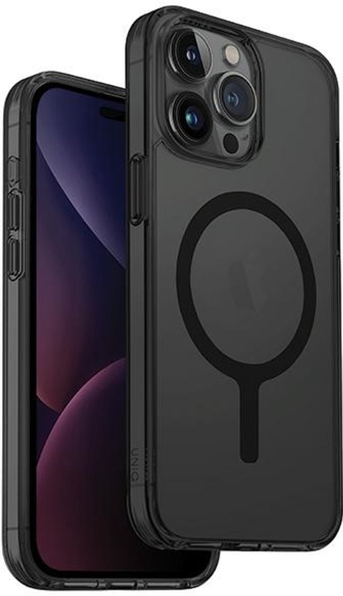 UNIQ - LifePro - Xtreme iPhone - 15 - Pro - Max - 6.7 - hoesje - Magclick - Opladen - grijs/vorstrook
