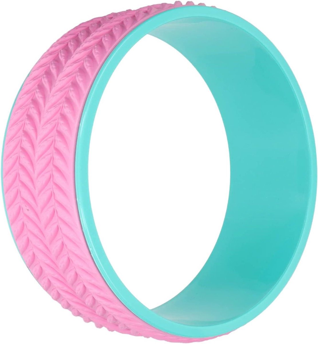 Yogawiel Hulpmiddel - Rugrol Balans Trainer - Houding Verbeteren - Zacht Antislip Ontwerp - 32 cm - Blauw