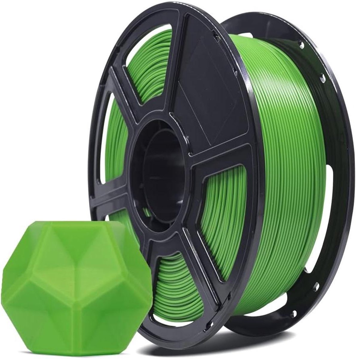 PLA Filament - 3D Printerdraad - 3D Printen - Verstoppingsvrij en Klitvrij - 1.75 mm 1 kg - Groen