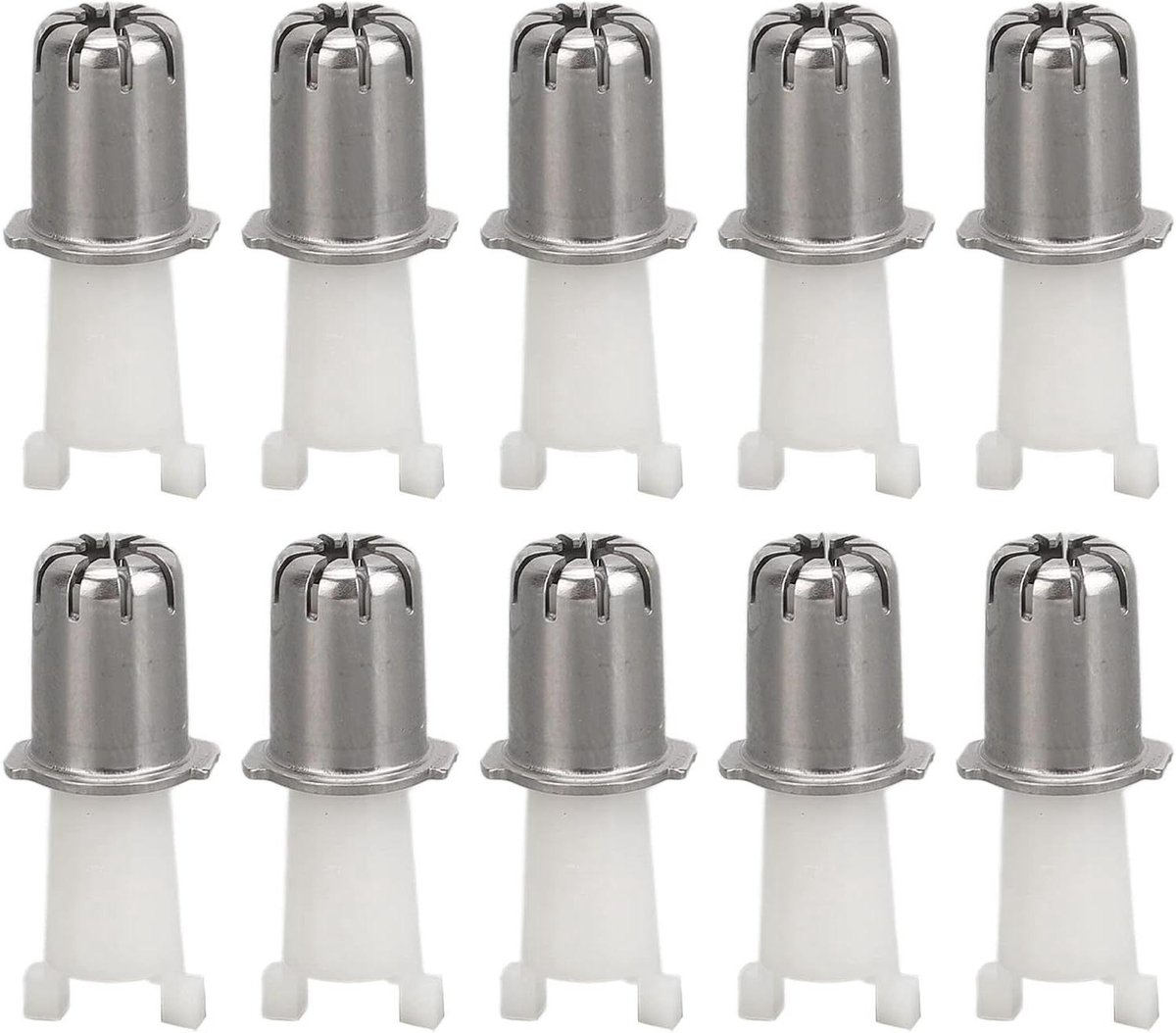 Neus Tondeuse Hoofd - Vervangende Clipper Bladen - Nauwkeurig Scheren - Universele Pasvorm - 10 stuks - Zilver