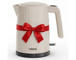Princess Waterkoker Wave 236048 - Retro - 1.7 liter - 2200W - Beige - Moederdag
