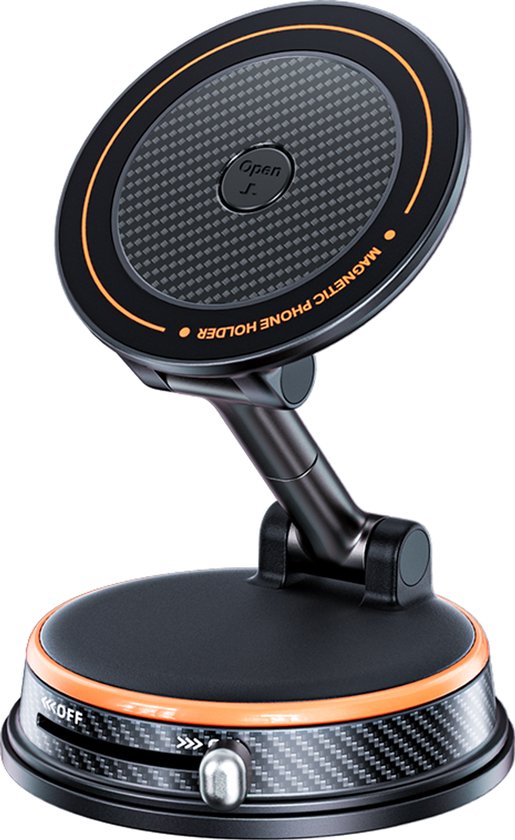 Auto telefoonhouder - Magnetische autotelefoonhouder - 2-in-1 magnetische telefoonhouder - 360° zicht - Geschikt voor dagelijks woon-werkverkeer, vrachtwagens en bedrijfsvoertuigen, en autodashboards