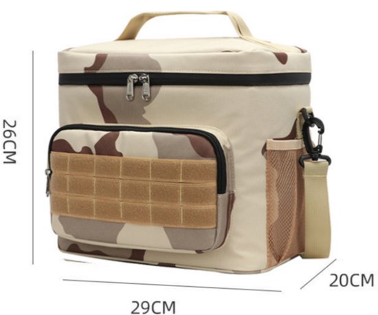 Opvouwbare koeltas - Herbruikbare en geïsoleerde koelbox voor picknick, werk, school, en outdoor activiteiten (15L) — afbeelding 3