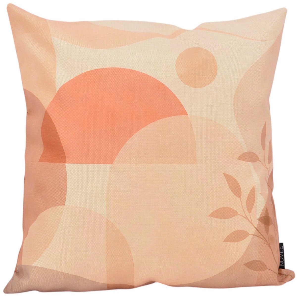 NOVÉE Sierkussen Desert Calm | 45x45 cm | Katoen/Linnen terra/beige