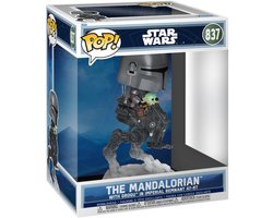 Star Wars The Mandalorian with Grogu in Imperial Remnant AT-RT vinylfiguur 837 Unisex Funko Pop! - Neutraal - Standard