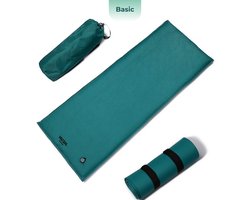 HUSH Outdoor Slaapmat basic - inc. draagzak - geïntegreerd ventiel - lichtgewicht - 187×62×3 cm