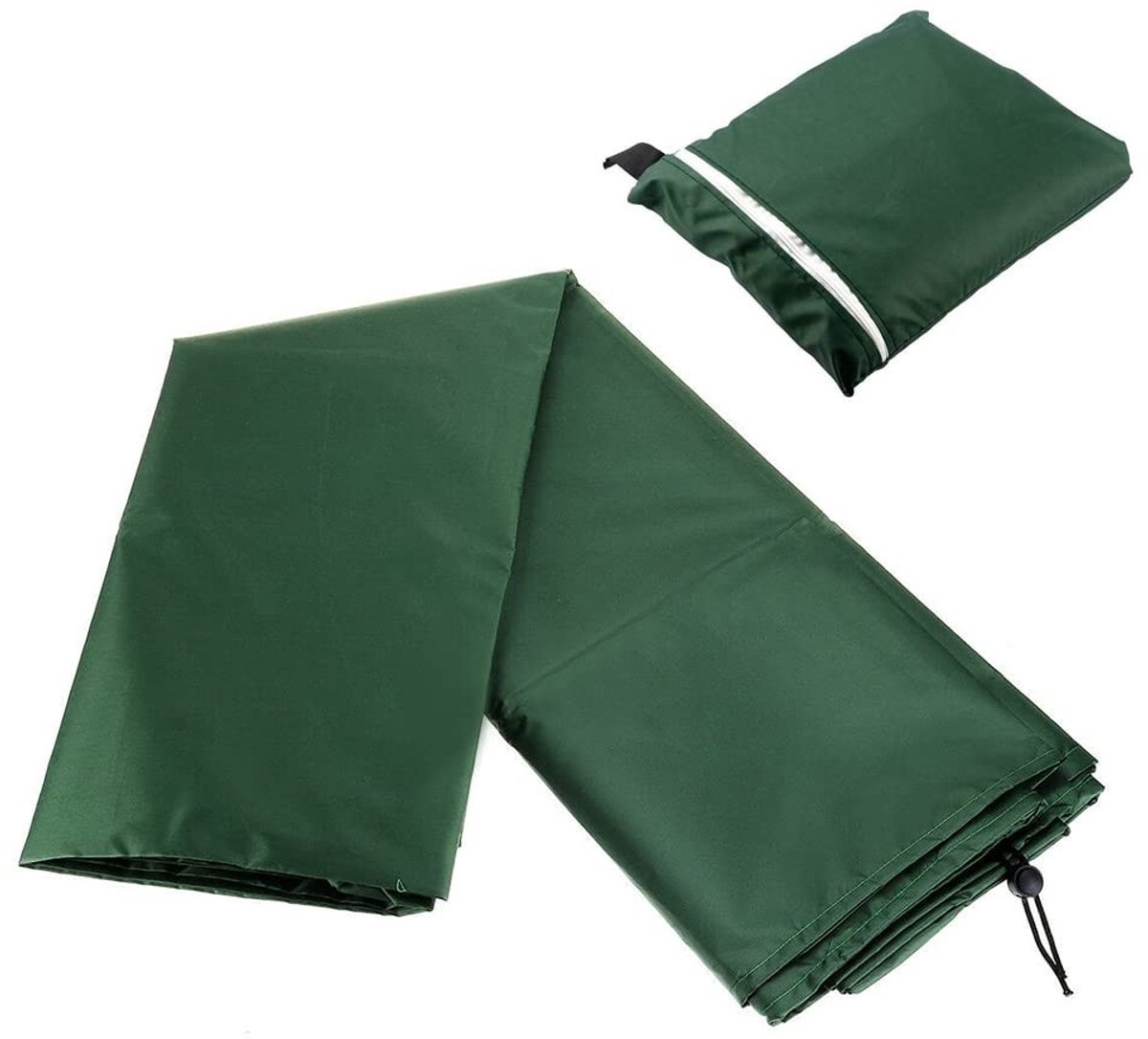 Allecto - Green Chair Cover - Waterdichte Klapstoelhoes - UV-bestendig - Zwart - Stofdicht - Geschikt voor buitengebruik - 19 x 28 x 10 cm