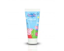 Peppa Pig Kindertandpasta - 50ml Kinder Tandpasta - Junior Tandpasta - Tandpasta Kinderen - voor Kinderen 0 tot 5 Jaar - Baby Tandpasta - voor Melktanden - Toothpaste Kids - Mondverzorging Peuters & Kleuters 3,4,5,6 Jaar - Multikleur - Optismile