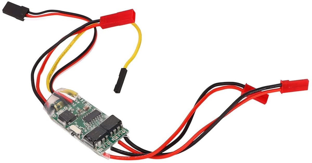 Efficiënte Koeling 2-Weg Brushless ESC 5A voor RC Modelboten met Oververhittingsbeveiliging en Geschikte Reserveonderdelen
