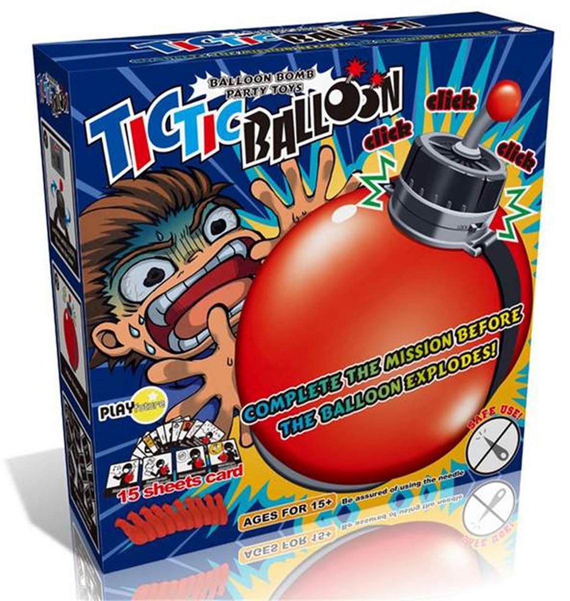 GAGATO - Tic-Tic Balloon – Party spel – Spannend Ballonnen Spel – Gezelschapsspel voor Volwassenen