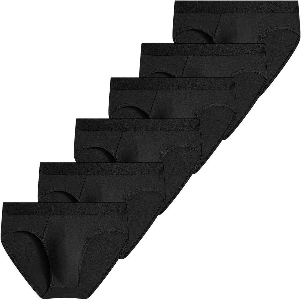 Set van 6 Ultra Zachte Stretch Boxers voor Mannen met Comfortabele Beenopeningen in Diverse Kleuren