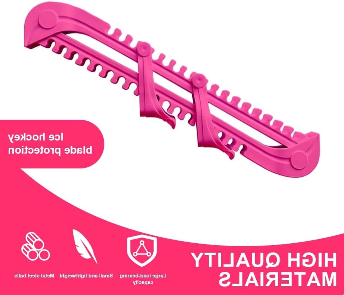 Plastic IJs Hockey Mes Beschermers met IJs Skate Bescherming voor Kinderen en Volwassenen, Maat M, Bruin