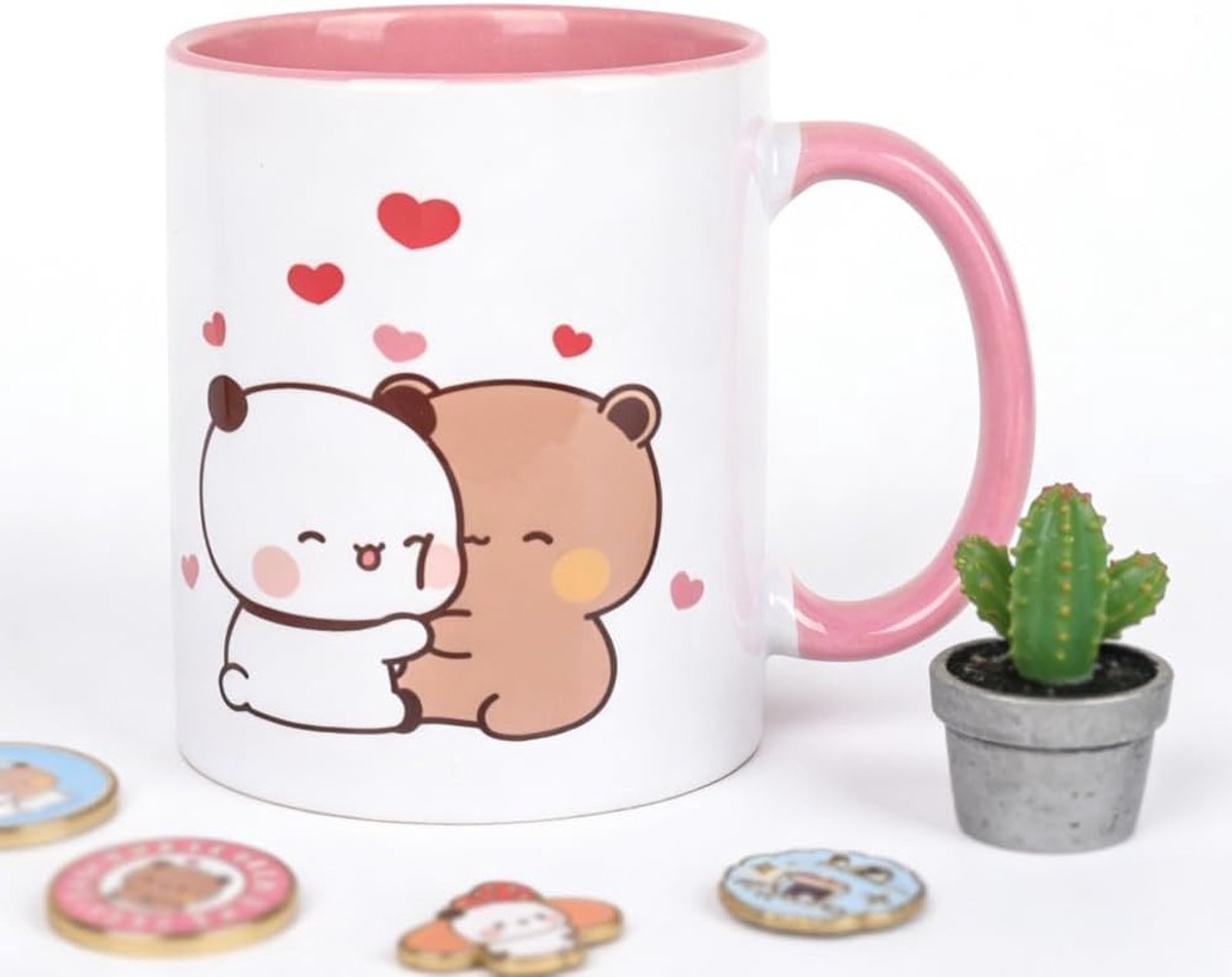Leuke Keramische Mok van 330ml voor Koffie, Thee en Warme Chocolade, Perfect Cadeau voor Vrienden en Familie