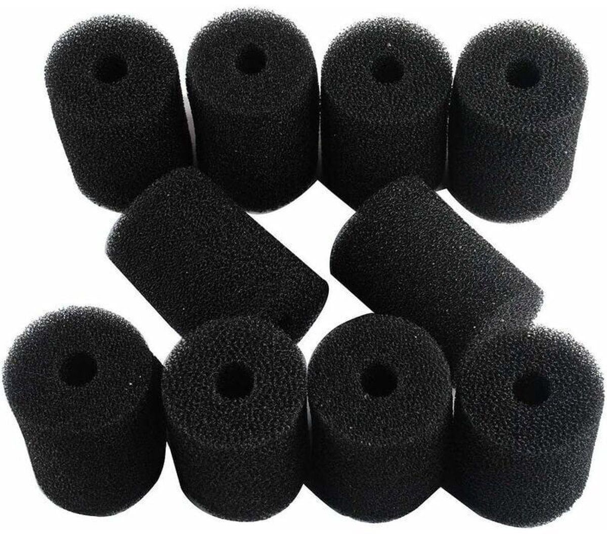 Set van 10 Robot Tail schuimborstels geschikt voor Polaris 180, 280, 360, 380, 480 en 3900 Sport