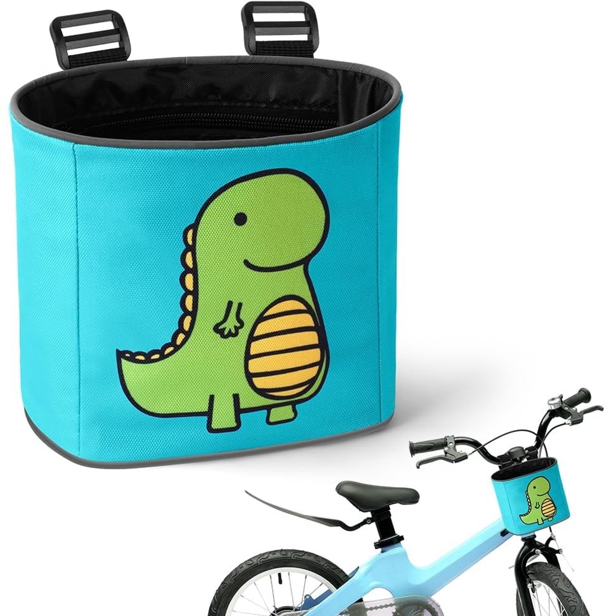 Dailygoody - Fietsmand kinderen - Waterdichte fietsmand - Veiligheid en comfort - Cartoonpatroon - Fietsaccessoires voor kinderen - Geschikt voor