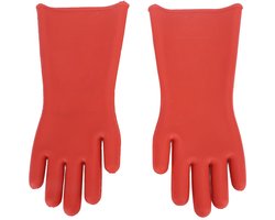 Dailygoody - Hoge spanning handschoenen - Elektrische isolatiehandschoenen - 8 mm dik - Ideaal voor elektricienreparatie - Bescherming tot 12 kV - Vei...