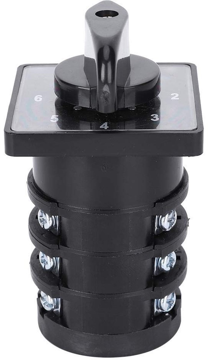 Dailygoody - Cam Switch - 7-Positie - 500V - 20A - Toggle Switch - Voor panel mount - Betrouwbaar en veilig - Geschikt voor diverse toepassingen