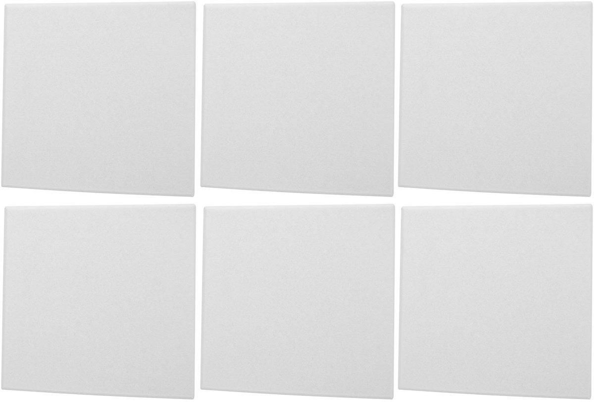Dailygoody - Geluidsabsorberende plaat - Geluidsreductie - Praktisch voor kantoren - White - Akoestische controle - Vermindert geluidsinterferentie -