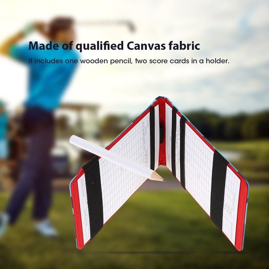 Dailygoods - Golf Scorecard Houder - Compact en Lichtgewicht - Blauw - Score Tellen - Perfect voor Golfers - Handige Accessoire van Dailygoods — afbeelding 5