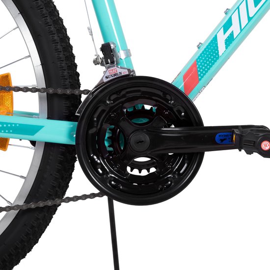 HILAND Mountainbike Dames - 27 Inch - 18 Versnellingen - Lichtgewicht Aluminium Frame - Verende Voorvork - Dubbele Schijfremmen van Hiland — afbeelding 5