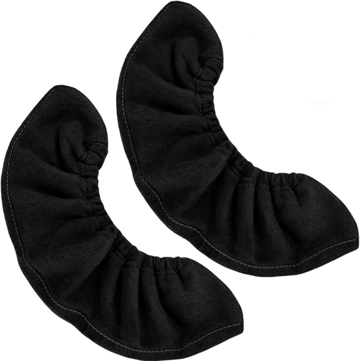 Set van 2 Schaatsbeschermers voor IJs- en Kunstschaatsen, Geschikt voor Kinderen en Volwassenen, Zwart Polyester