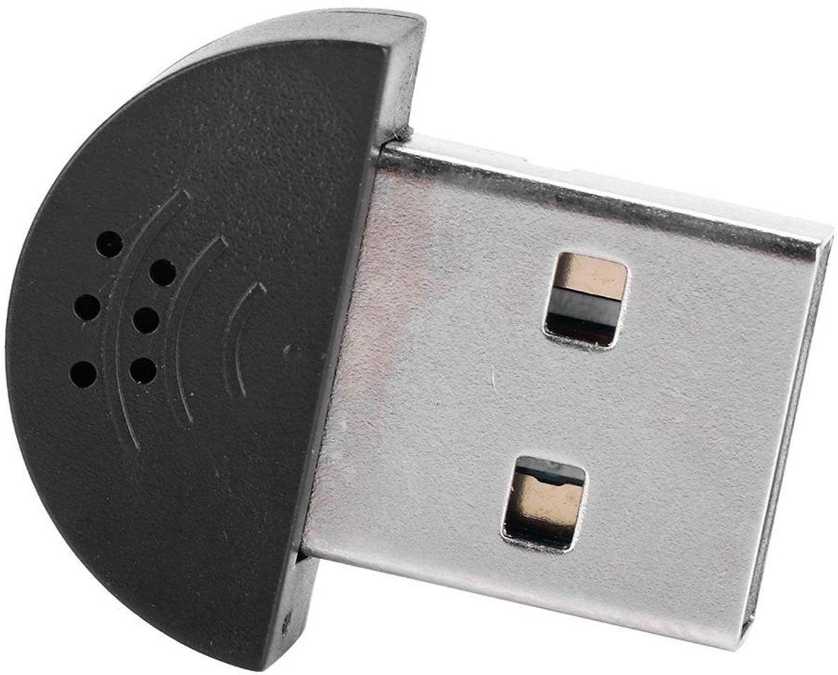 Dailygoody - Draagbare USB Mini Studio Spraakmicrofoon - Hoge Gevoeligheid - Hifi-geluid - Zwart - 360 Omnidirectioneel - Perfect voor Computer-pc - C
