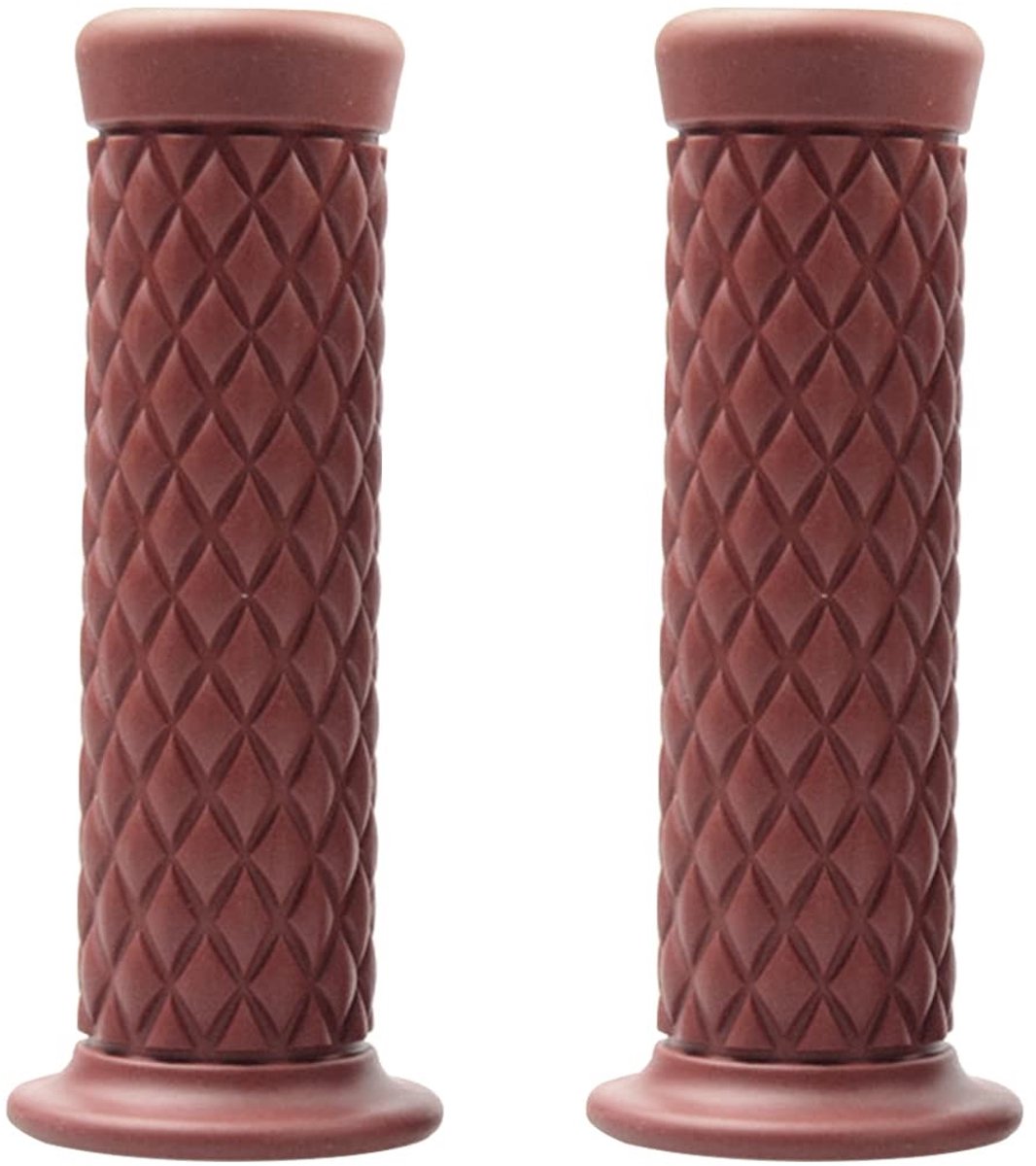 Dailygoods - Motorfietsstuurgrepen - Universele motorhandgrepen - Antislip rubberen handgrepen - Zwart - Geschikt voor scooter en Quad - 2 stuks