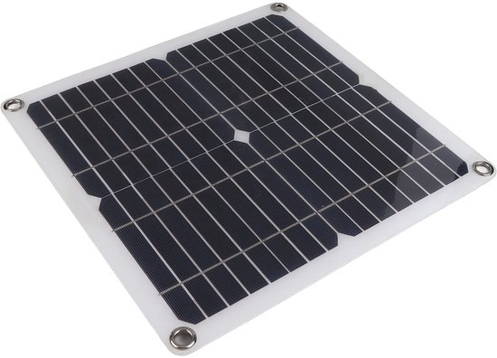 Dailygoody - Monokristallijn Zonnepaneel Set - Hoge Efficiëntie - 200W 12V - Voor Kamperen en Buitenactiviteiten - Duurzame Energieoplossing - Ideaal ...