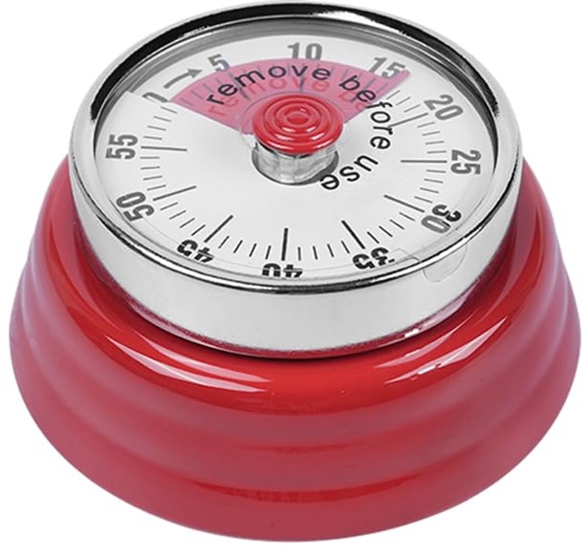 Keukenwekker - Mechanische kookwekker - Magnetische voet - Eierwekker - Tijdinstelling tot 60 minuten - Geschikt voor koken, sporten, hui...