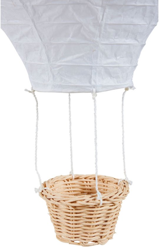 Ostaria hanglamp luchtballon - kinderkamer - multi - kunststof - D30 x H45 cm - lampion lamp van OSTARIA — afbeelding 5