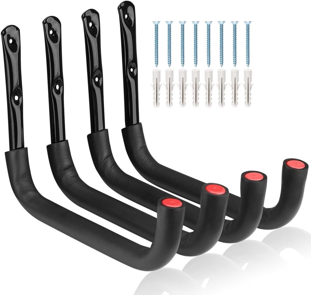 Duurzame Kajakhaken voor Garageopslag - 39,5 cm Wandrek voor Kano, Paddleboard, Surfplank en Fietsen