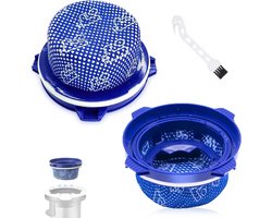 Tweedelige filteraccessoireset Geschikt voor Samsung Jet 90 Pet Extra / 90 Complete / 75 Complete / 75 Pet / Jet 75 / Jet 70 / Jet 60 stofzuigers.