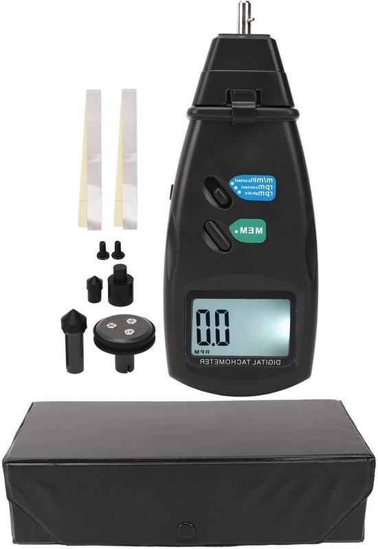 Handheld LCD Digitale Tachometer voor Wind Snelheid - Grote Meetbereik en Foto-elektrische Modus voor Nauwkeurige Metingen van Merkloos — afbeelding 5