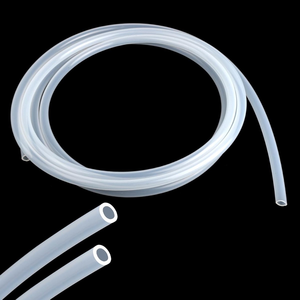 Flexibele Voedselveilige Siliconenslang van 4m, 8mm ID x 11mm OD, Transparante Slang voor Water, Lucht en Pompoenoverdracht