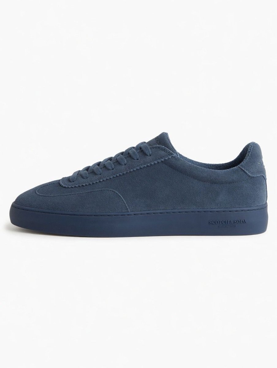 Scotch & Soda Plakka Sneakers | Heren | Marineblauw | Maat 41