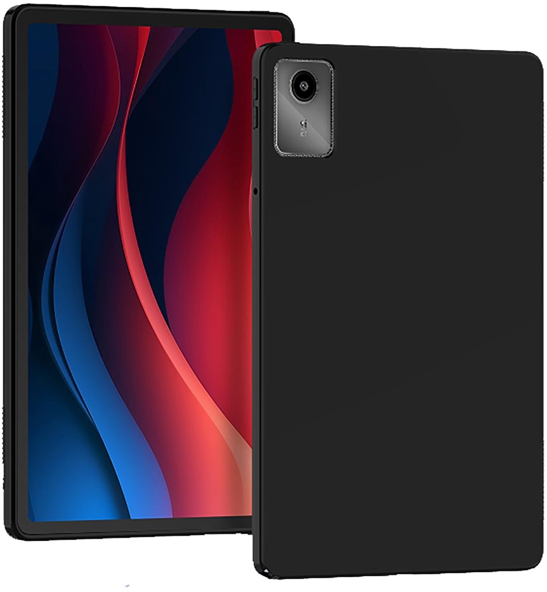 Jhubersproducts - Hoesje voor Lenovo Tab M11 2024 - Zacht TPU - Ultralicht en dun - Zwart - Antislip en schokbestendig - Geschikt voor Lenovo Tab M11