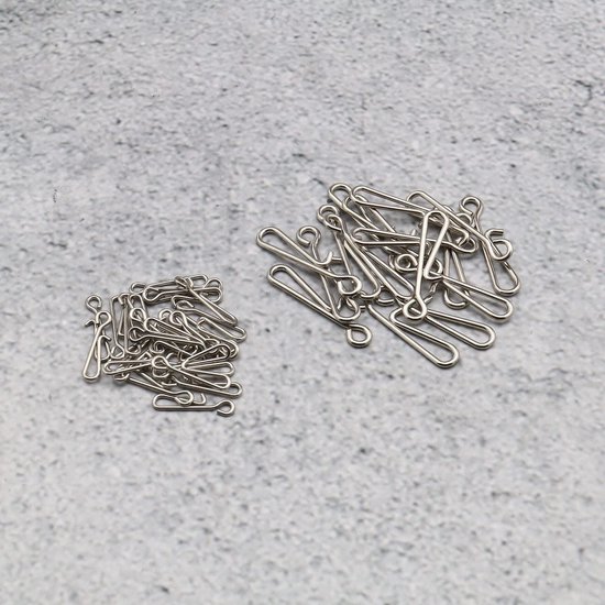 Dailygoods- Haak 100 Stuks - Zeevissen Snap - Roestvrij Staal - 13,5 mm/22 mm - Corrosiebestendig - Duurzaam en Slijtvast - Snapconnector van Dailygoods — afbeelding 5