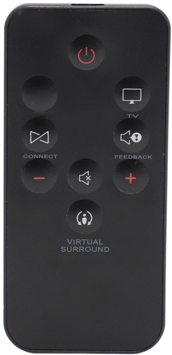 Dailygoody - Vervangende Afstandsbediening - Boost TV Afstandsbediening - Betrouwbare compatibiliteit - Compact formaat - Geschikt voor Sound Bar - Pe...