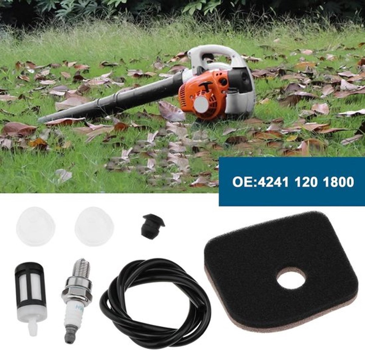 Bladblazer Luchtfilter Kit 42411201800 Compatibel met STIHL BG56 BG56C SH56C - Luchtfilter Service Kit - Accessoires – foto 6