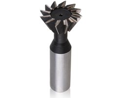 HSS Dovetail Cutter voor CNC Bewerking - 10-35mm End Mill met 45°/60° Hoek en 12mm Diameter voor Precisie Frezen