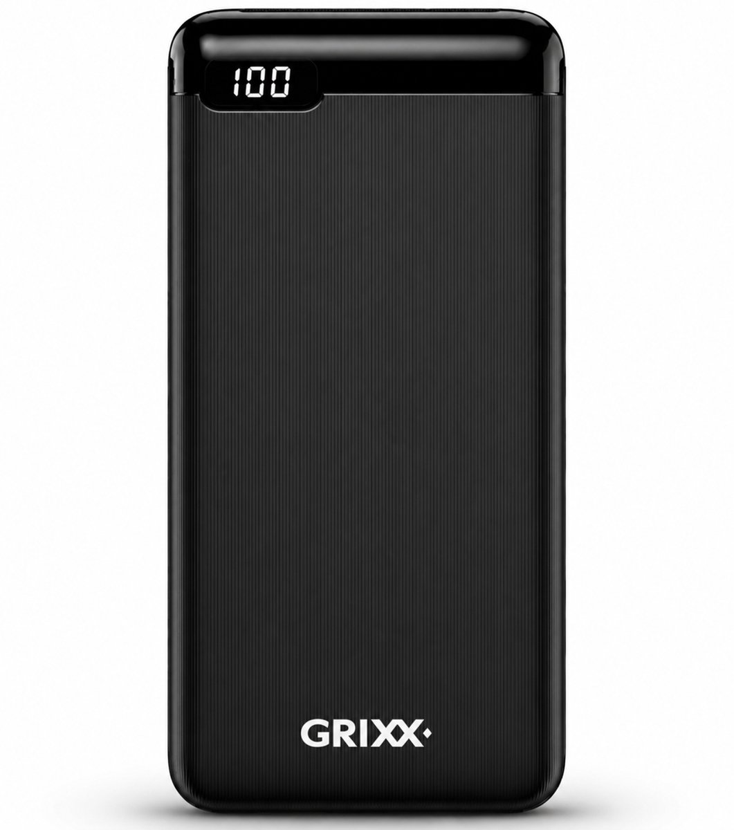 Grixx Powerbank 20000 mAh Power met USB-A & USB-C - Grixx - €28,95