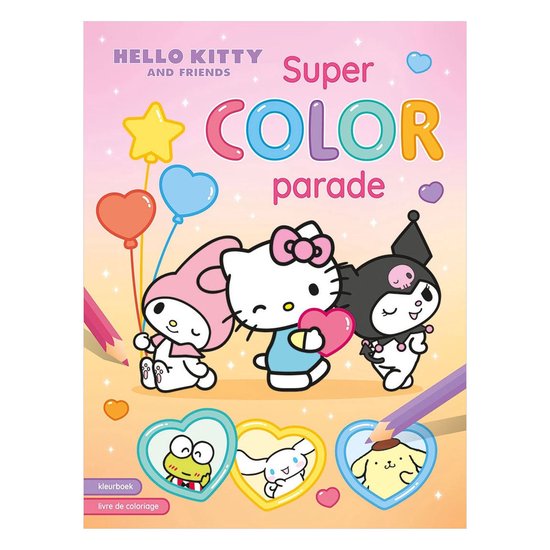 Hello Kitty and Friends Super Color Parade - cover