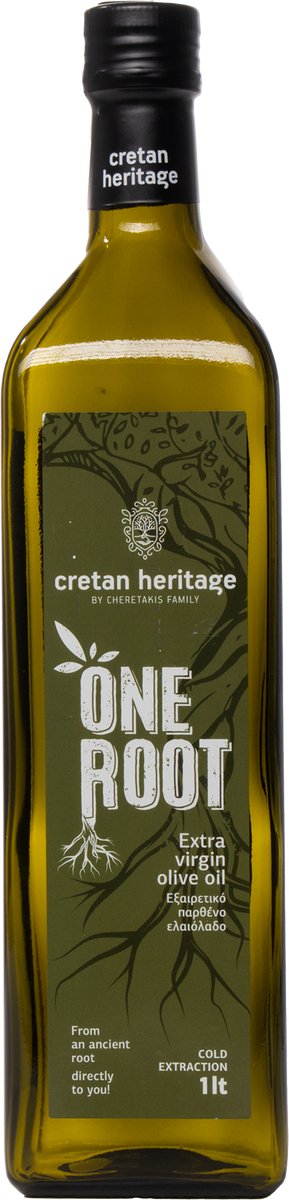 Cretan Heritage One Root Olijfolie 1L – Extra Vierge uit Kreta | Premium Olive Oil