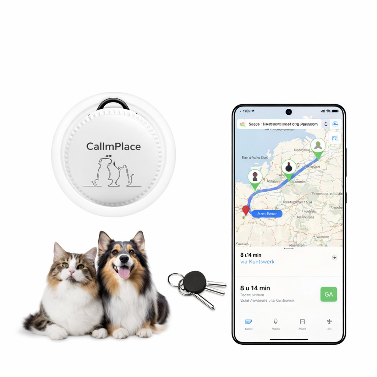 CallmPlace Huisdier Tracker - GPS Tracker voor Hond & Kat thumbnail 5