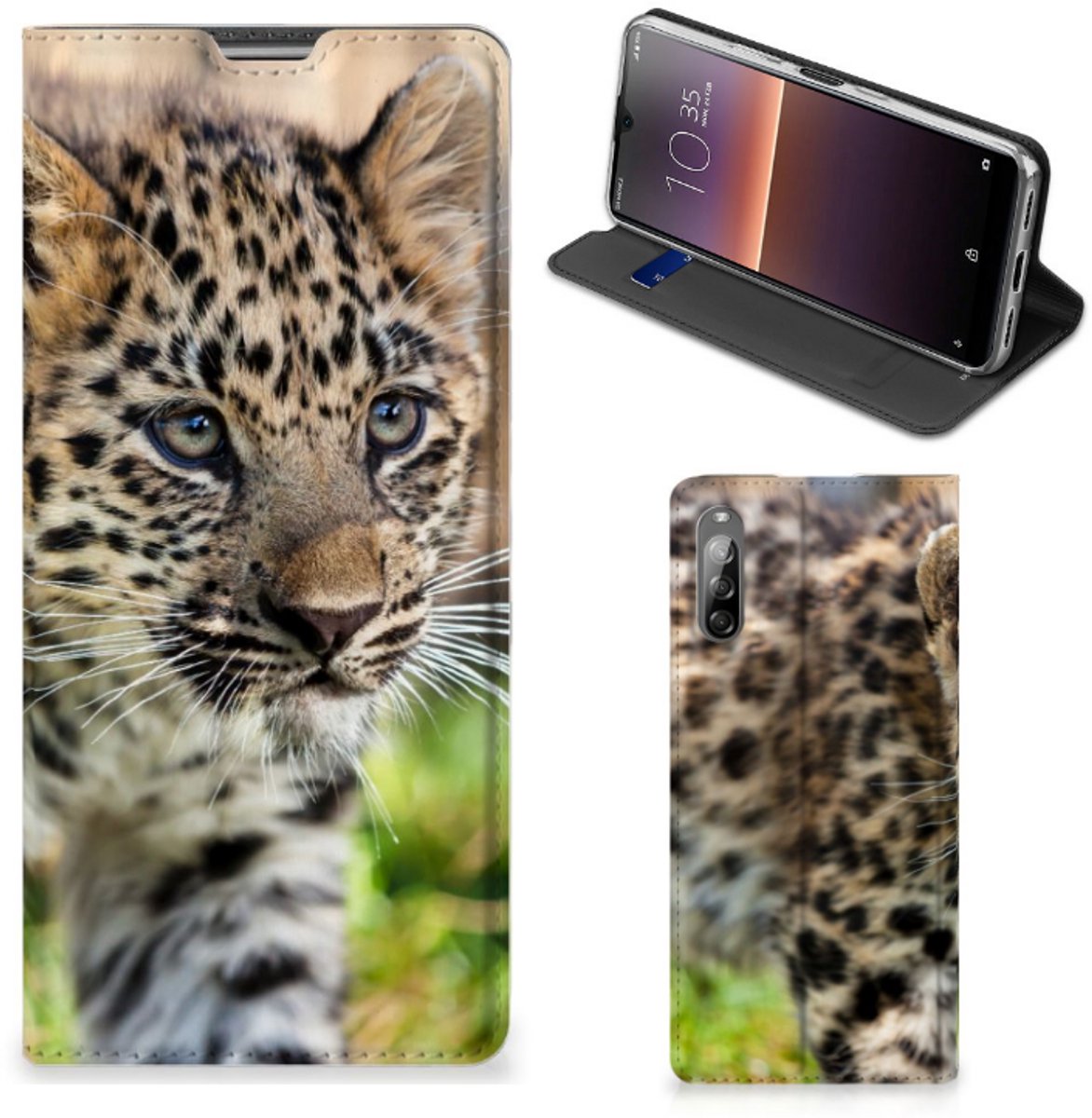 Sony Xperia L4 Hoesje maken Baby Luipaard
