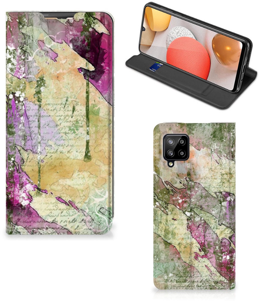 Bookcase Samsung Galaxy A42 Letter Painting