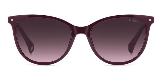 Polaroid PLD 6138/CS PLUM PLUM/VIOLET CLIP-ON 53/16/145 Damenbrillen Zonnebrillen — afbeelding 2
